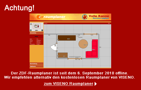Raumplanung mit der Planungssoftware vom ZDF Raumplanung mit der Planungssoftware vom ZDF