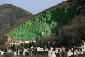 Grüner Berg in China Grüner Berg in China