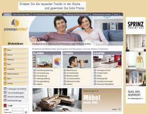 Planungswelten - Screenshot der Webseite Planungswelten - Screenshot der Webseite