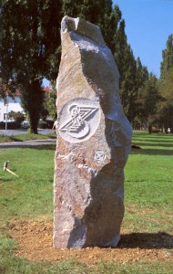 Kosmogrammstein. Lithopunkturprojekt von Marko Pogacnik Villach