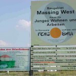 Infotafel Feng Shui Siedlung Massing West