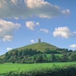 Drachenrücken Glastonbury-Tor Drachenrücken Glastonbury-Tor