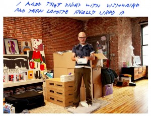 Michael Stipe in seinem New Yorker Apartment Michael Stipe in seinem New Yorker Apartment