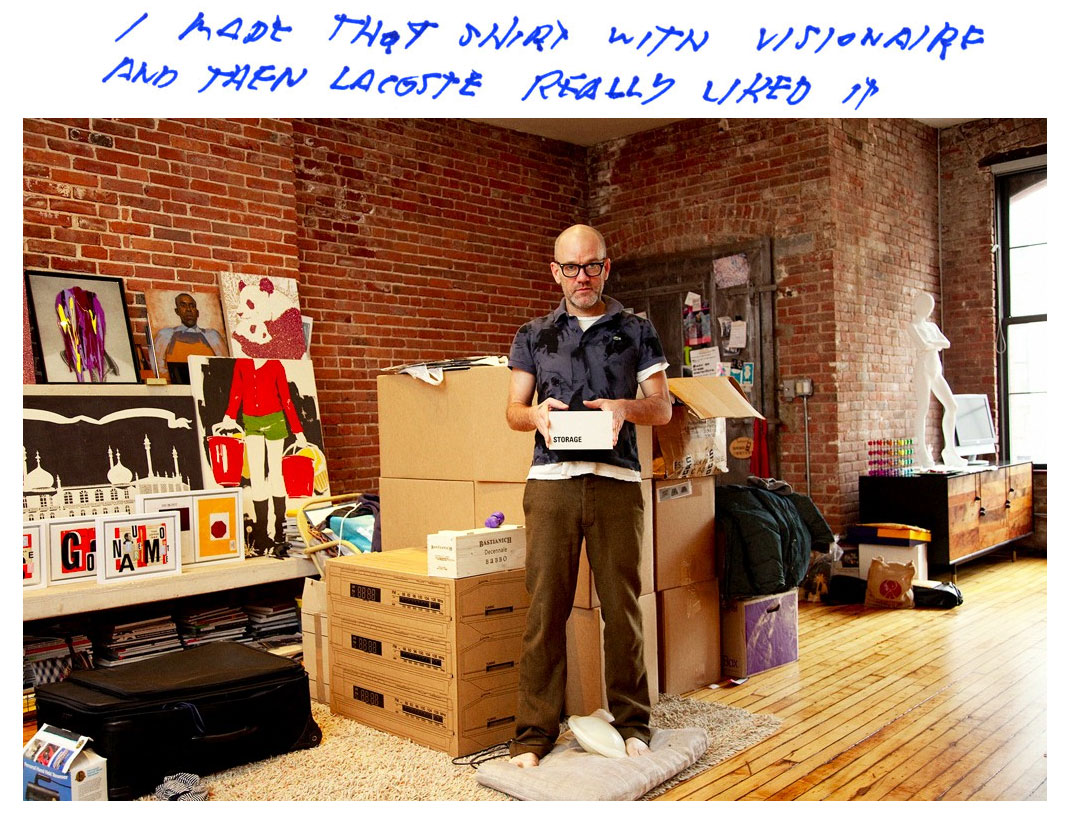 Michael Stipe in seinem New Yorker Appartment