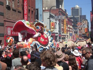 Drachenparade in Chinatown Melbourne Drachenparade in Chinatown Melbourne