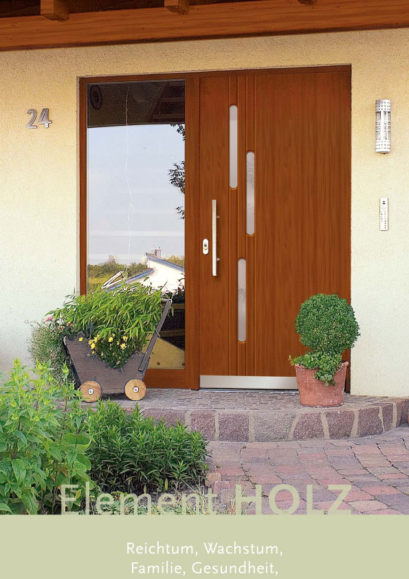 Haustür: Element Holz