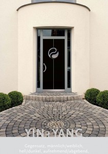 Rodenberg Haustür: Yin Yang