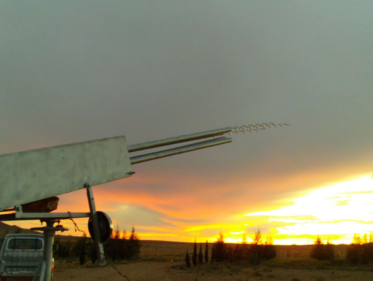 Der Cloud Buster im Einsatz