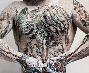 Chinesisches Landschafts-Tattoo, Huang Yan, 1999