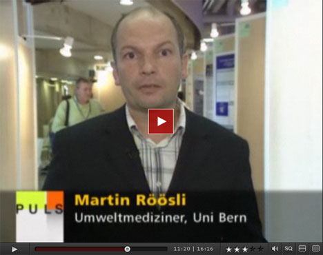 Video-Beitrag über eine aktuelle Studie von Prof. Martin Röösli, in der ein Zusammenhang zwischen Elektrosmog und Alzheimer hergestellt wird