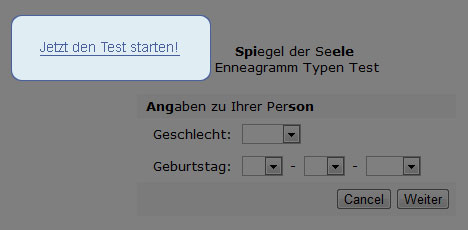 Enneagramm Test starten