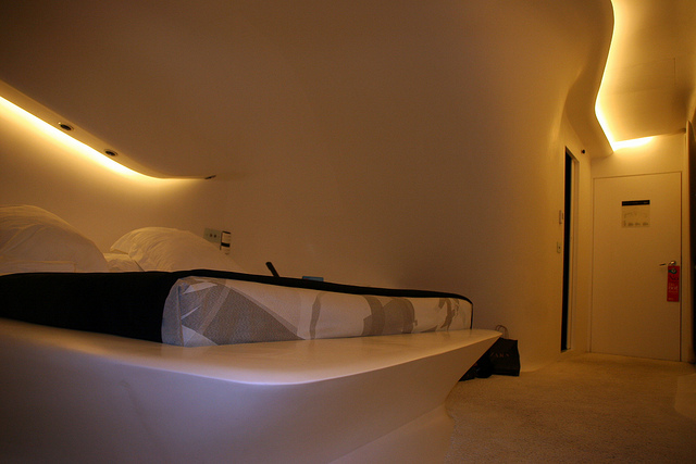 Schlafzimmer im Hotel Puerta America in Madrid, Foto: Matt Belton