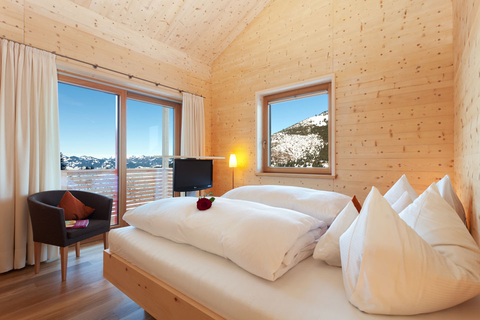 Doppelzimmer im Bio-Hotel Mattlihüs im Allgäu