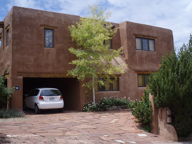 Haus im Pueblo-Stil in Santa Fe, New Mexico
