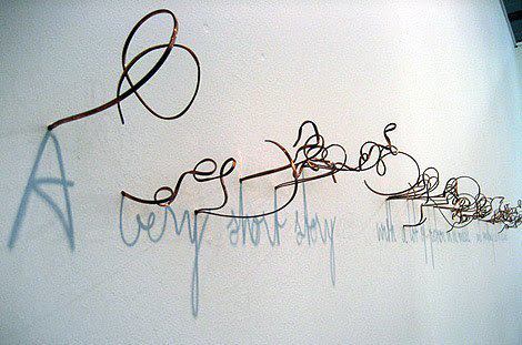 Schatteninstallation auf der Urban Art Fair