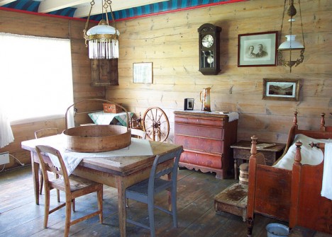 Viel Holz: Traditionelle norwegische Inneneinrichtung Viel Holz: Traditionelle norwegische Inneneinrichtung