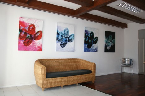 Symbiose: Feng Shui und Grafik Design, Collagetechnik / Foto auf Leinwand Symbiose: Feng Shui und Grafik Design, Collagetechnik / Foto auf Leinwand