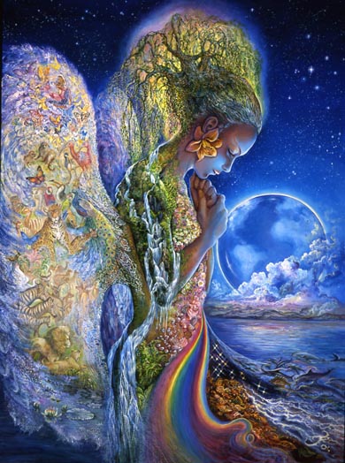Sadness of Gaia - Artwork by Josephine Wall Sadness of Gaia - Artwork by Josephine Wall