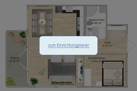 Hier geht's zum Einrichtungsplaner: Die eigene Traumwohnung online planen in 3D