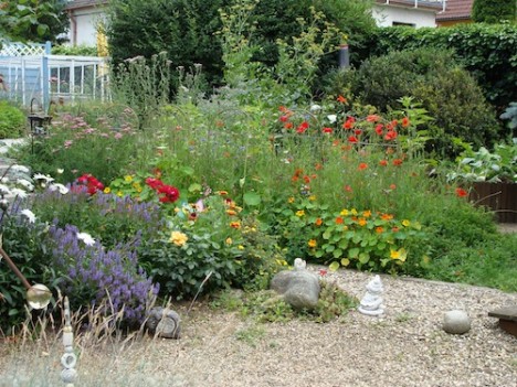 Bei der Pflanzen-Auswahl ist auf eine gute Mischung zu achten, damit der Garten stets blüht. Foto: Hedwig Seipel