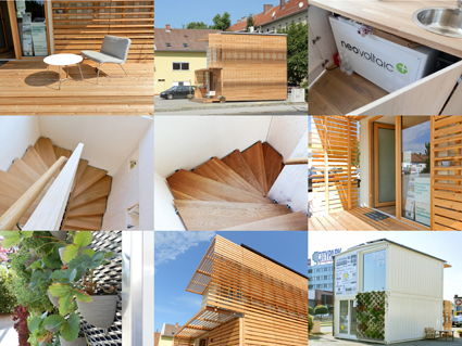 "containme" - Prototyp in Graz, Detailaufnahmen, Fotos ©Irmgard Brottrager
