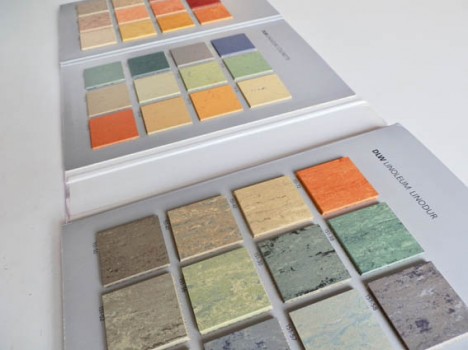 Marmoriertes Linoleum, Foto (C) Irmgard Brottrager
