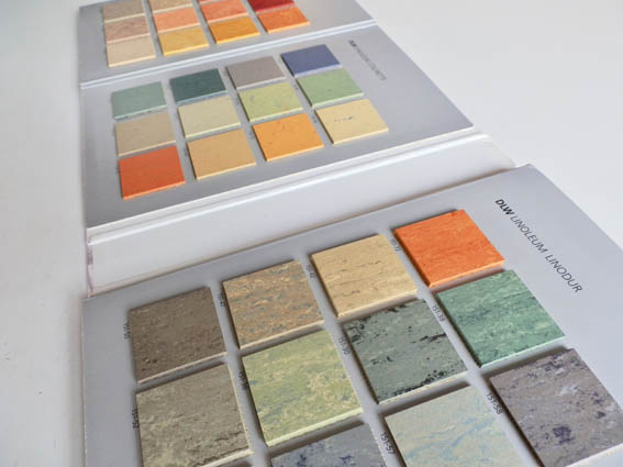 Marmoriertes Linoleum, Foto (C) Irmgard Brottrager