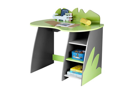 Feng Shui ins Kinderzimmer holen: Harmonisch gestalteter Kinderschreibtisch in Dschungeloptik