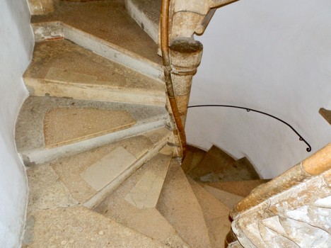 Doppelwendeltreppe in Graz, Foto (C) Irmgard Brottrager