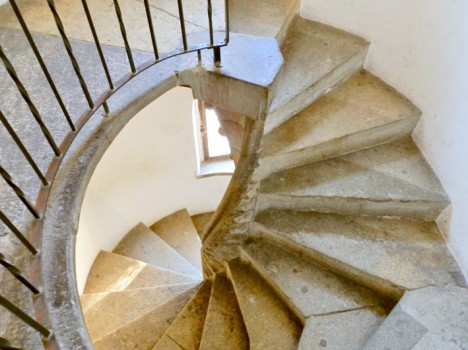Doppelwendeltreppe in Graz, Foto (C) Irmgard Brottrager