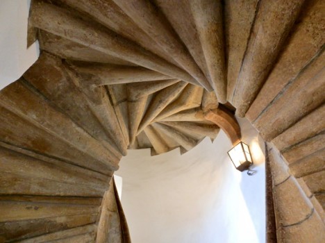 Doppelwendeltreppe in Graz, Foto (C) Irmgard Brottrager