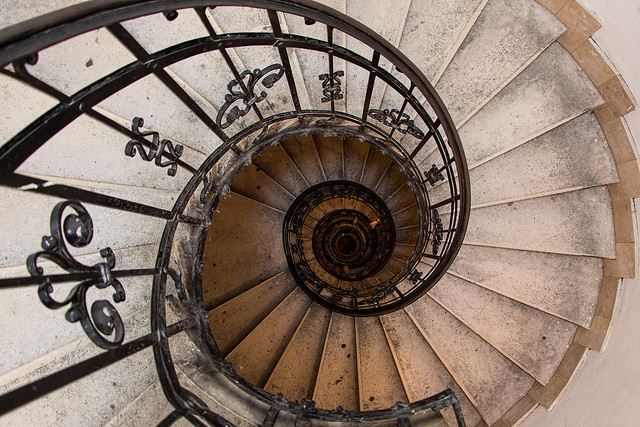 Wendeltreppe in der Saint Istvan Basilika in Budapest, Foto (C) Jan Fidler / flickr