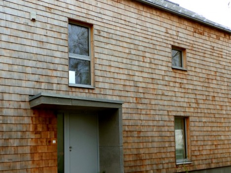 Holzschindel-Fassade, Foto (C) Irmgard Brottrager