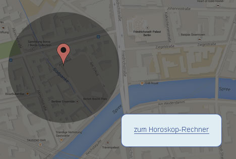 Der Ortshoroskop-Rechner von KARMAp ermittelt professionelle astrologische Standortanalysen