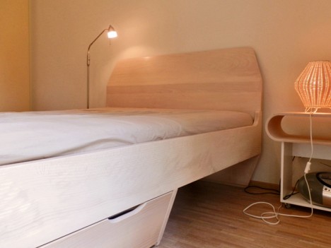Schlafzimmer TonInTon, Foto (C) Irmgard Brottrager