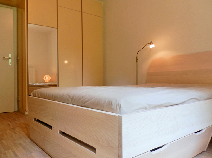 Schlafzimmer TonInTon, Foto (C) Irmgard Brottrager