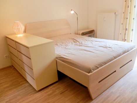 Schlafzimmer TonInTon, Foto (C) Irmgard Brottrager