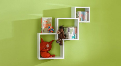 Neckisches Wandregal für das Kinderzimmer
