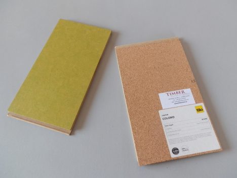 Vor- und Rückseite einen Linoleum-Click-Systems, Foto (C) Irmgard Brottrager
