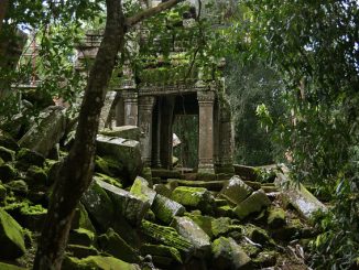 Ausschnitt aus dem Gebäudekomplex Ta Prohm bei Angkor Wat, Foto: Allie_Caulfield / flickr CC BY 2.0