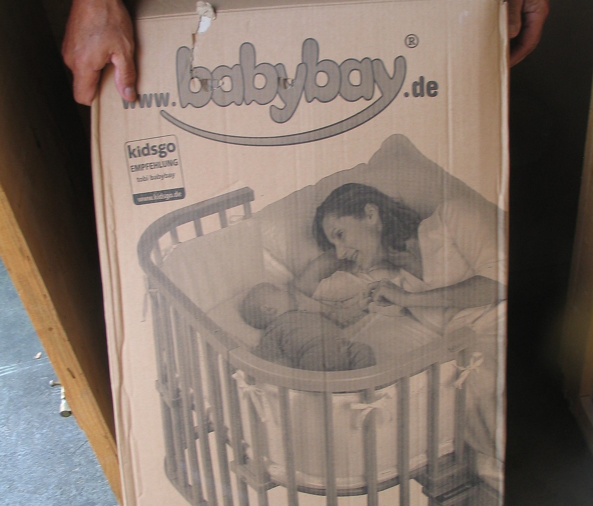 Beistellbett-Modell eines führenden Anbieters