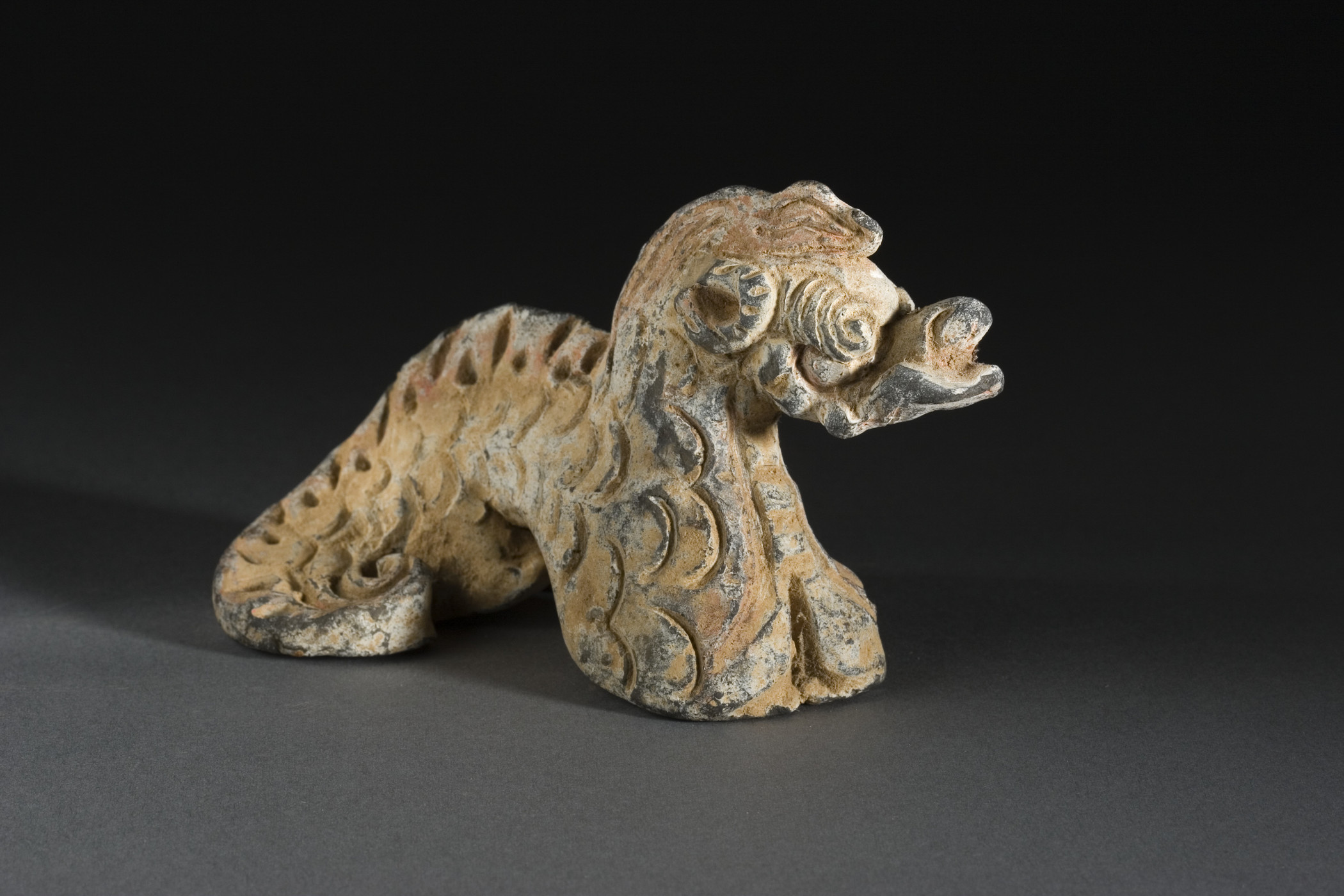 Drache - Chinesisches Tierkreiszeichen, Skulptur aus der Yuan Dynastie, China, 1279-1368