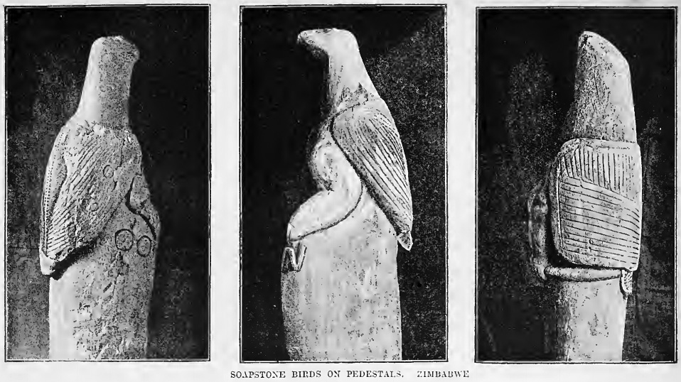 Foto: Simbabwe-Vogel von 1892 / gemeinfrei (Quelle: Wikimedia)